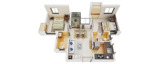 Luxurious 2 BHK apartment in Serampore Luxurious 2 BHK apartment in Serampore