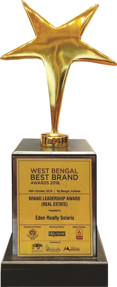 West Bengal Best Brands Awards 2018 trophy